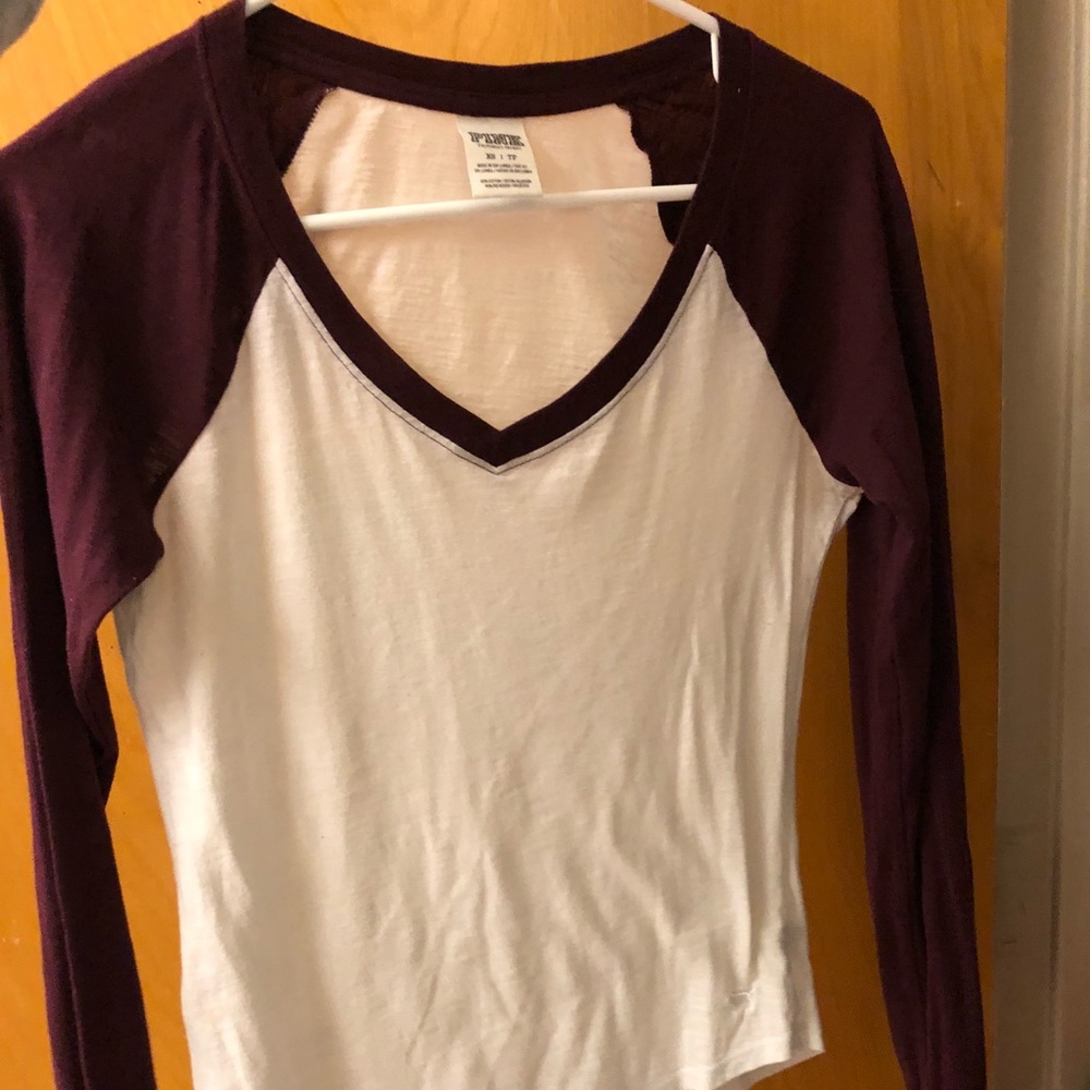 Maroon baseball tee!